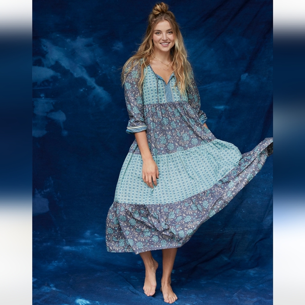 BNWT! AE mixed print midi dress